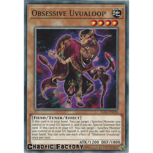 IGAS-EN028 Obsessive Uvaloop Common 1st Edition NM