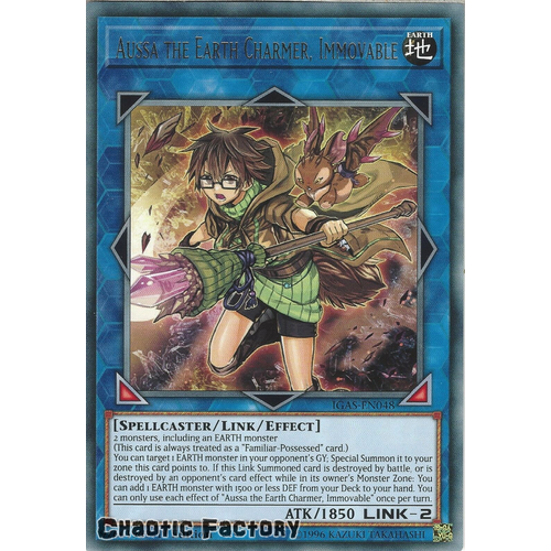 IGAS-EN048 Aussa the Earth Charmer, Immovable Rare 1st Edition NM