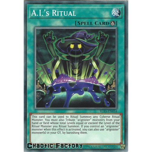 IGAS-EN054 A.I.'s Ritual Common 1st Edition NM