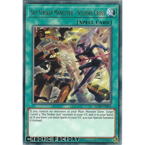IGAS-EN062 Sky Striker Maneuver - Scissors Cross Rare 1st Edition NM