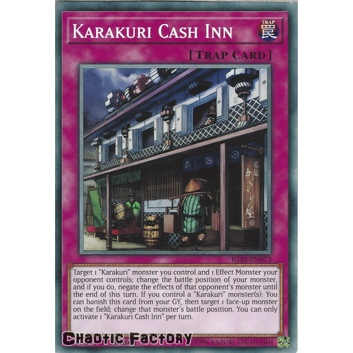 IGAS-EN073 Karakuri Cash Inn Common 1st Edition NM