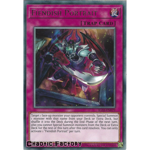 IGAS-EN079 Fiendish Portrait Rare 1st Edition NM