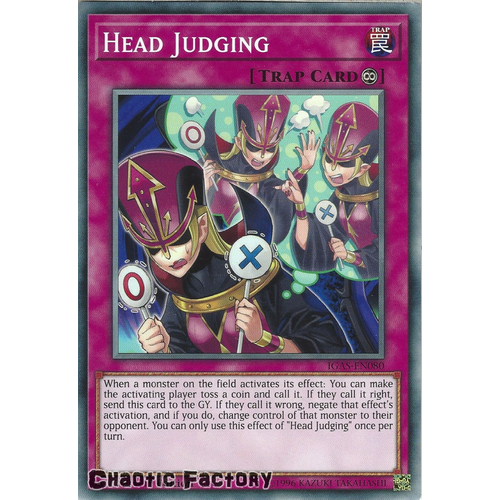 IGAS-EN080 Head Judging Common 1st Edition NM