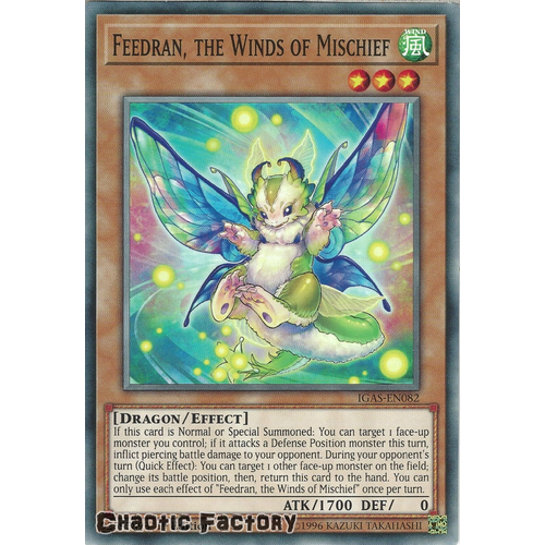 IGAS-EN082 Feedran, the Winds of Mischief Common 1st Edition NM