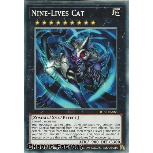 IGAS-EN083 Nine-Lives Cat Common 1st Edition NM