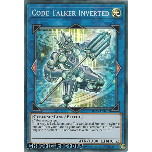 IGAS-EN096 Code Talker Inverted Super Rare 1st Edition NM