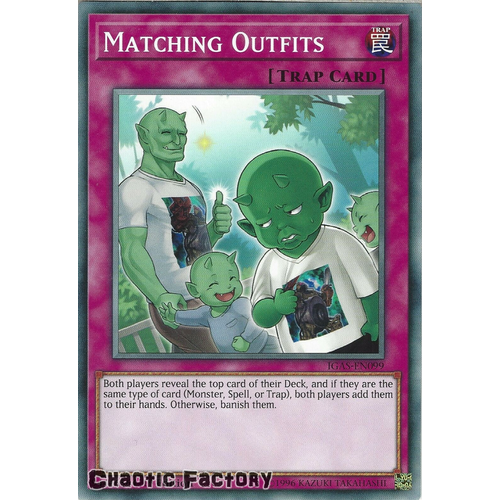 IGAS-EN099 Matching Outfits Common 1st Edition NM