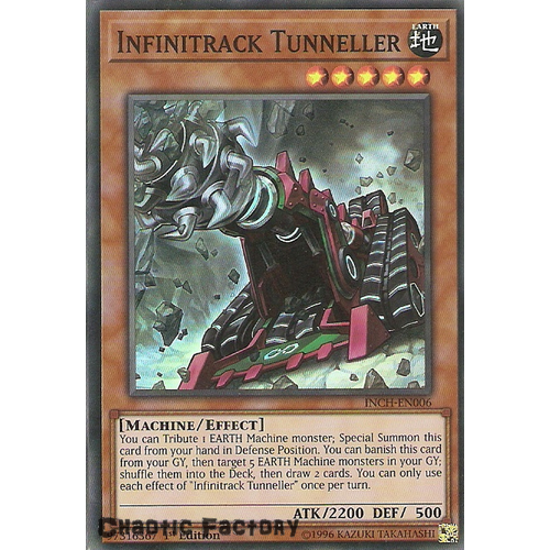 INCH-EN006 Infinitrack Tunneller Super Rare 1st Edtion NM