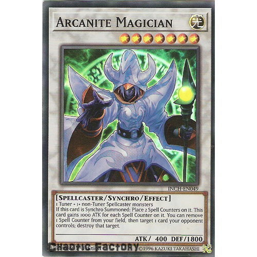 INCH-EN049 Arcanite Magician Super Rare 1st Edtion NM