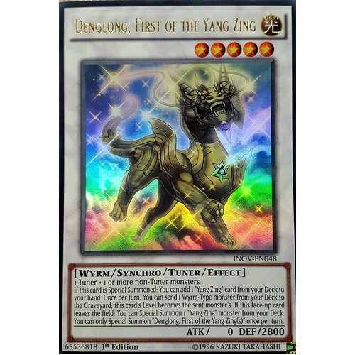 Denglong, First of the Yang Zing - INOV-EN048 - Ultra Rare 1st Edition NM