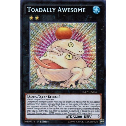 Toadally Awesome INOV-EN052 secret rare 1st edition MINT