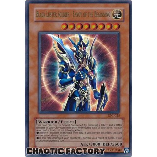 IOC-025 Black Luster Soldier - Envoy Of The Beginning Ultra Rare Unlimited Edition NM