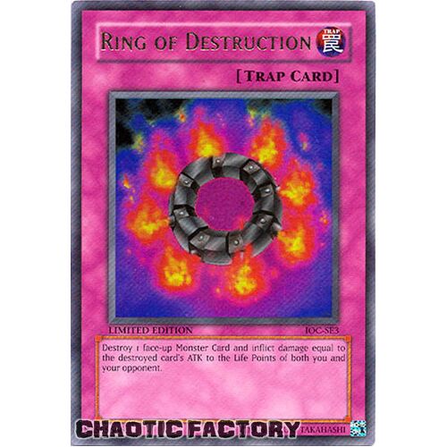 IOC-SE3 Ring Of Destruction Ultra Rare LIMITED EDITION NM