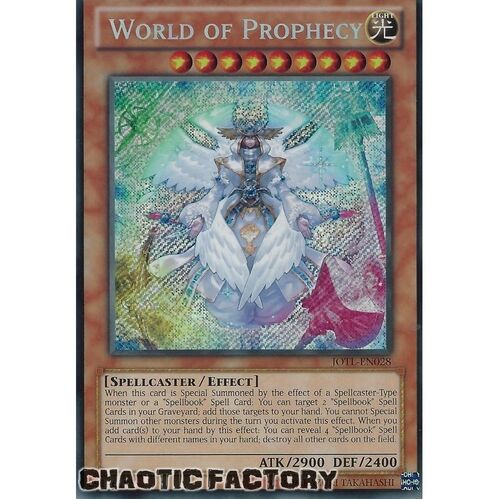 World of Prophecy - JOTL-EN028 - Secret Rare Unlimited NM