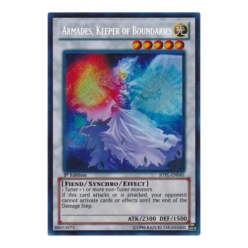 US PRINT JOTL-EN045 Armades, Keeper of Boundaries 1ST EDITION Secret Rare NM