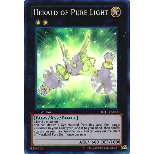 JOTL-EN058 Herald of Pure Light - Super Rare 1st Edition NM