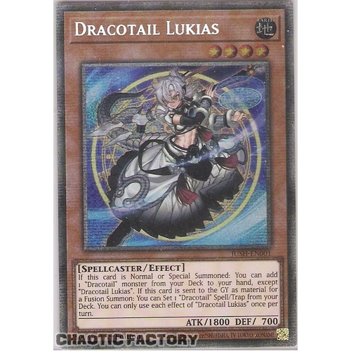 JUSH-EN001 Dracotail Lukias Starlight Rare 1st Edition NM