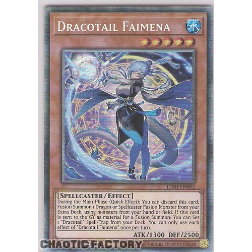 JUSH-EN002 Dracotail Faimena Collector's Rare 1st Edition NM