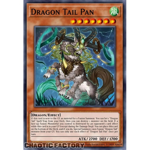JUSH-EN003 Dracotail Pan Super Rare 1st Edition NM