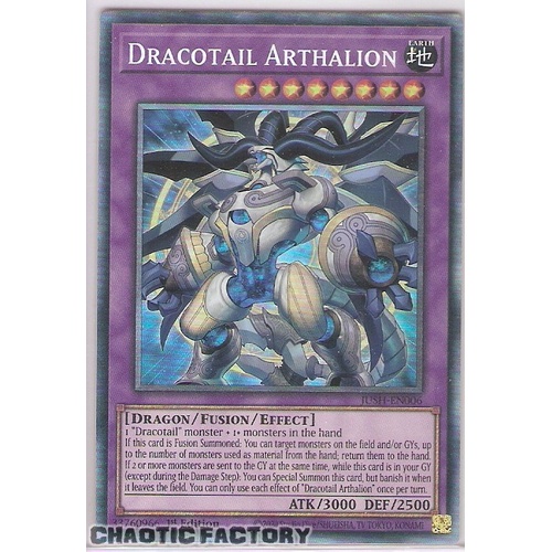 JUSH-EN006 Dracotail Arthalion Collector's Rare 1st Edition NM