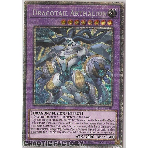 JUSH-EN006 Dracotail Arthalion Starlight Rare 1st Edition NM