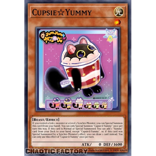 JUSH-EN016 Cupsy☆Yummy Ultra Rare 1st Edition NM