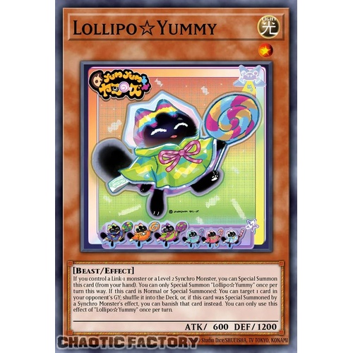 JUSH-EN018 Lollipo☆Yummy Ultra Rare 1st Edition NM