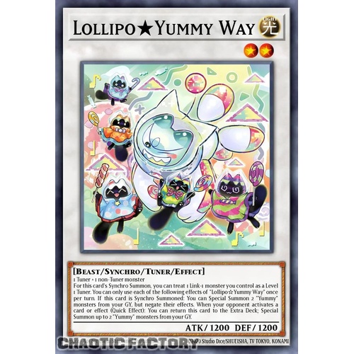 JUSH-EN021 Lollipo★Yummy Way Super Rare 1st Edition NM