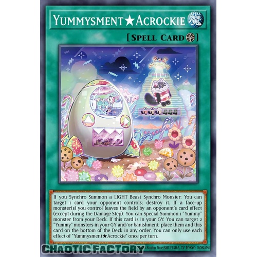JUSH-EN024 Yummyusment★Acroquey Rare 1st Edition NM