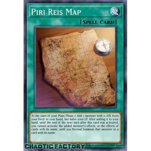 JUSH-EN030 Piri Reis Map Rare 1st Edition NM