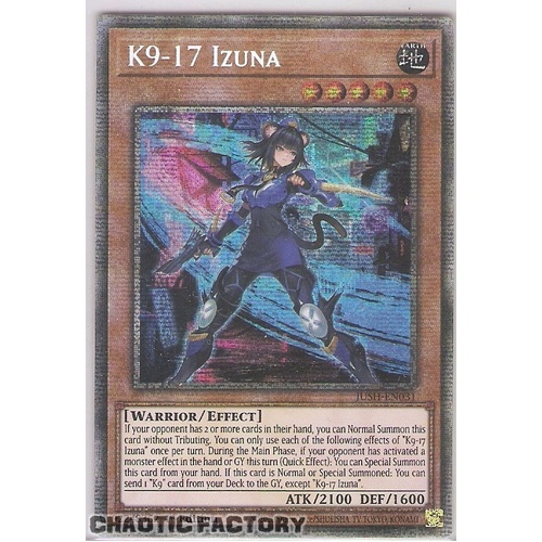JUSH-EN031 K9-17 Izuna Starlight Rare 1st Edition NM