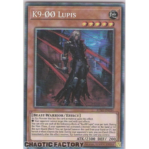 JUSH-EN034 K9-ØØ Lupis Collector's Rare 1st Edition NM