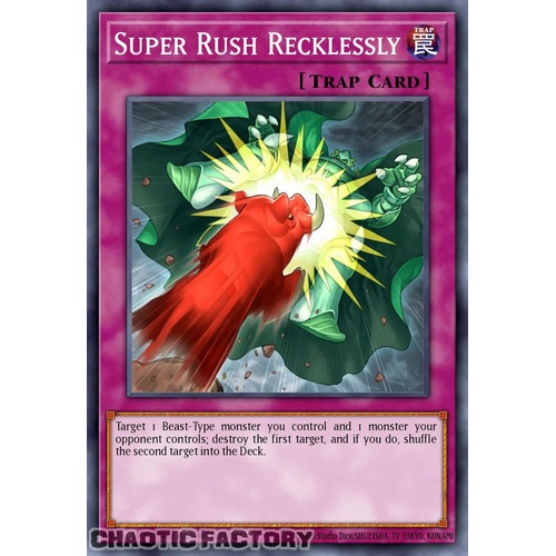 JUSH-EN055 Super Rush Recklessly Rare 1st Edition NM