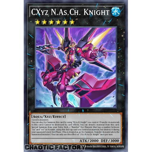 JUSH-EN060 CXyz N.As.Ch. Knight Rare 1st Edition NM