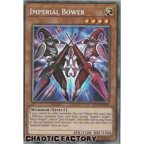 KICO-EN003 Collectors Rare Imperial Bower 1st Edition NM