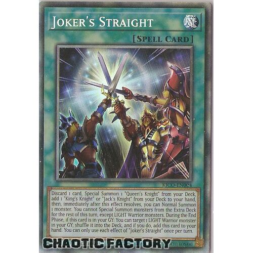 KICO-EN004 Collectors Rare Joker's Straight 1st Edition NM