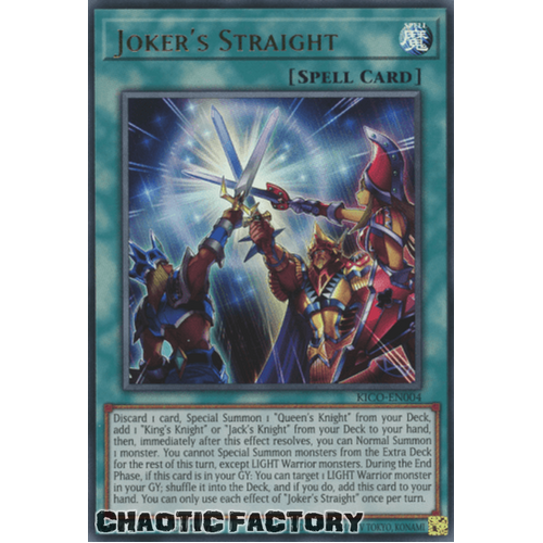 KICO-EN004 Joker's Straight Ultra Rare 1st Edition NM