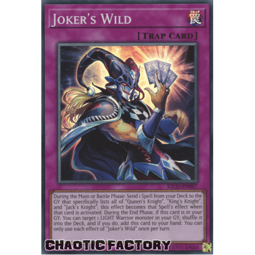 KICO-EN007 Joker's Wild Super Rare 1st Edition NM