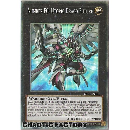 KICO-EN013 Collectors Rare Number F0: Utopic Draco Future 1st Edition NM