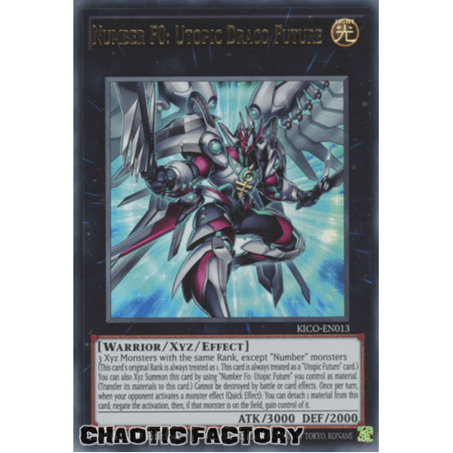 KICO-EN013 Number F0: Utopic Draco Future Ultra Rare 1st Edition NM