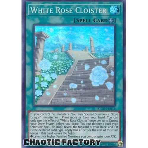 KICO-EN019 White Rose Cloister Super Rare 1st Edition NM