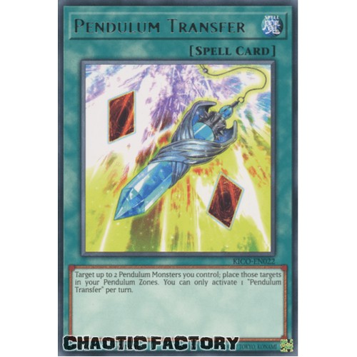 KICO-EN022 Pendulum Transfer Rare 1st Edition NM