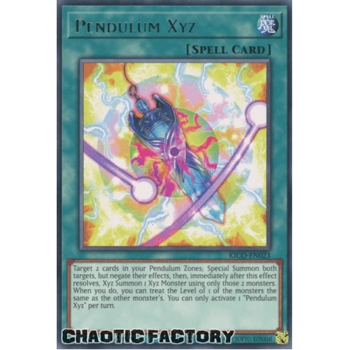 KICO-EN023 Pendulum Xyz Rare 1st Edition NM
