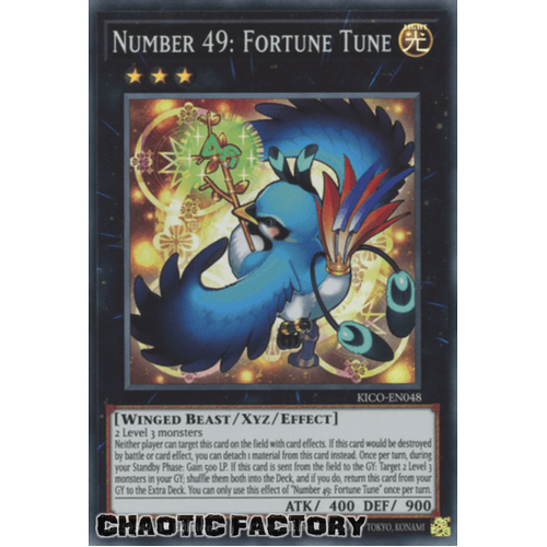 KICO-EN048 Number 49: Fortune Tune Super Rare 1st Edition NM