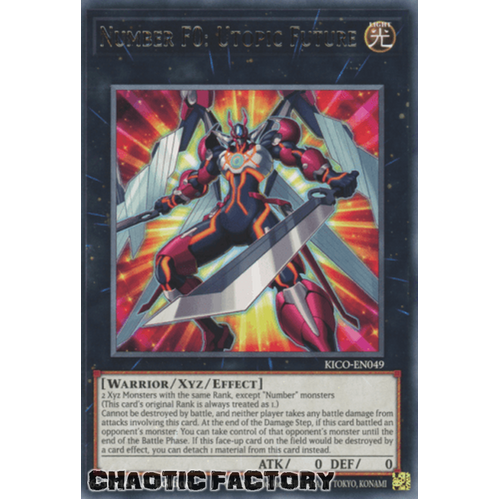 KICO-EN049 Number F0: Utopic Future Rare 1st Edition NM