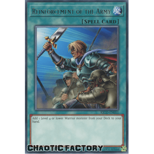 KICO-EN051 Reinforcement of the Army Rare 1st Edition NM