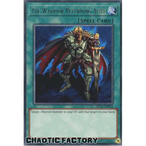 KICO-EN052 The Warrior Returning Alive Rare 1st Edition NM