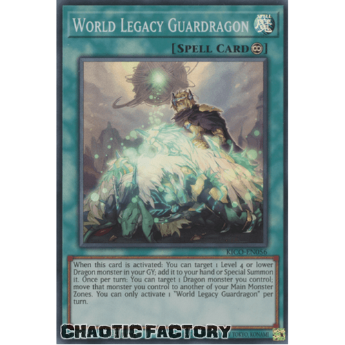 KICO-EN056 World Legacy Guardragon Super Rare 1st Edition NM