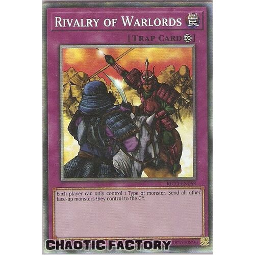 KICO-EN058 Collectors Rare Rivalry of Warlords 1st Edition NM