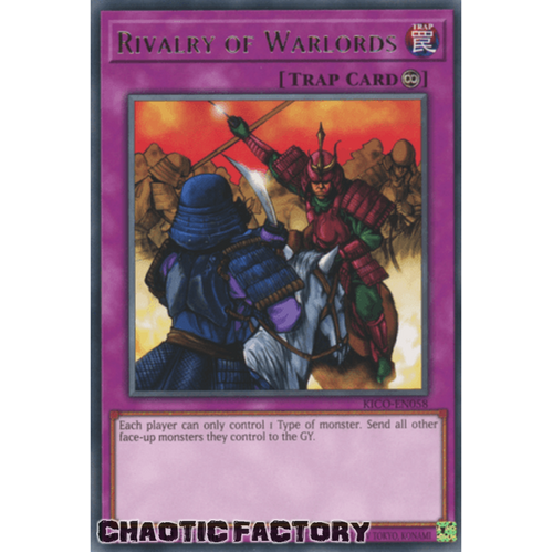 KICO-EN058 Rivalry of Warlords Rare 1st Edition NM